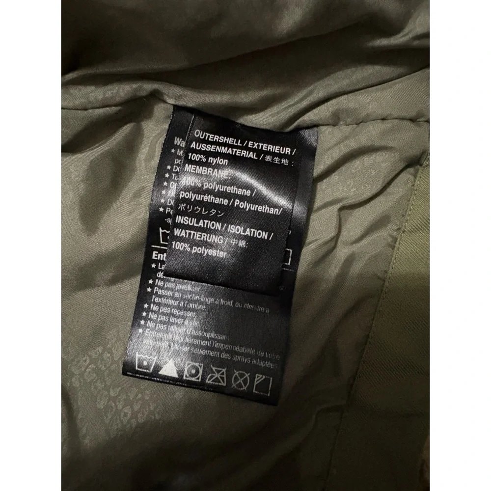 Burton olive green and lemon yellow ski/snowboard winter coat - Picture 10 of 10